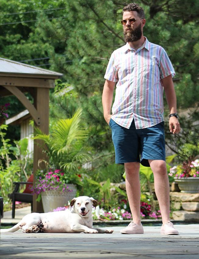 Authentic Man: Josh Samples; Garden Designer - Lockhart's Authentic Grooming Company, LLC