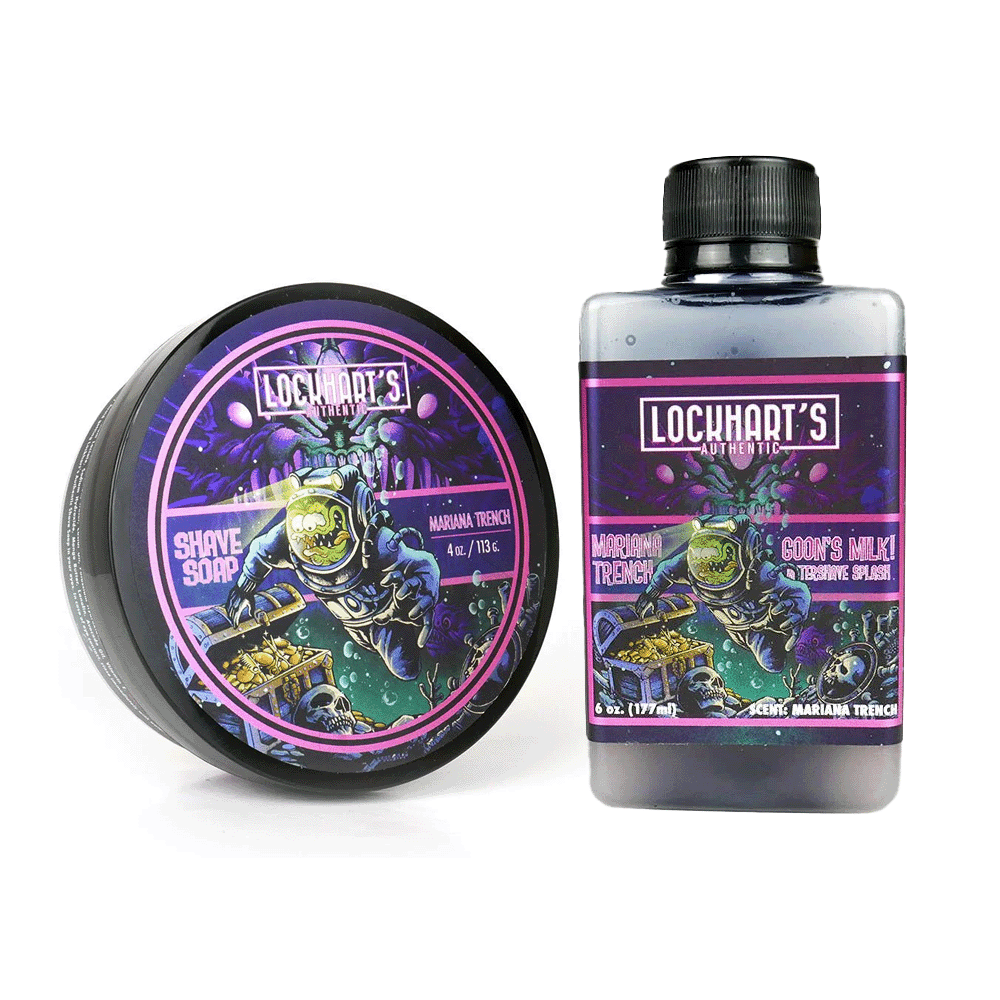 2 pack Lockhart's Mariana Trench Shave Bundle - Save 15% - Lockhart's Authentic Grooming Company, LLC