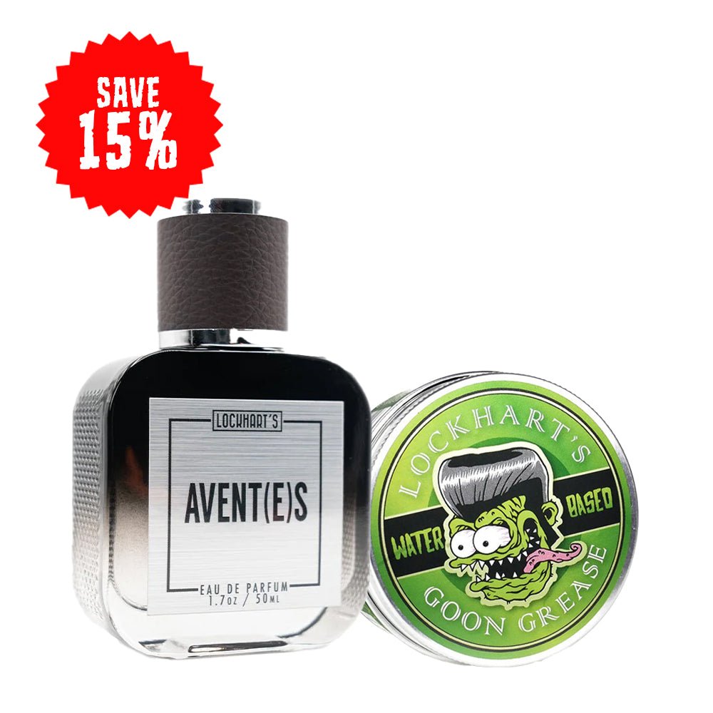 Aventes EDP + Water Based Goon Grease Pomade Bundle - Lockhart's Authentic Grooming Company, LLC