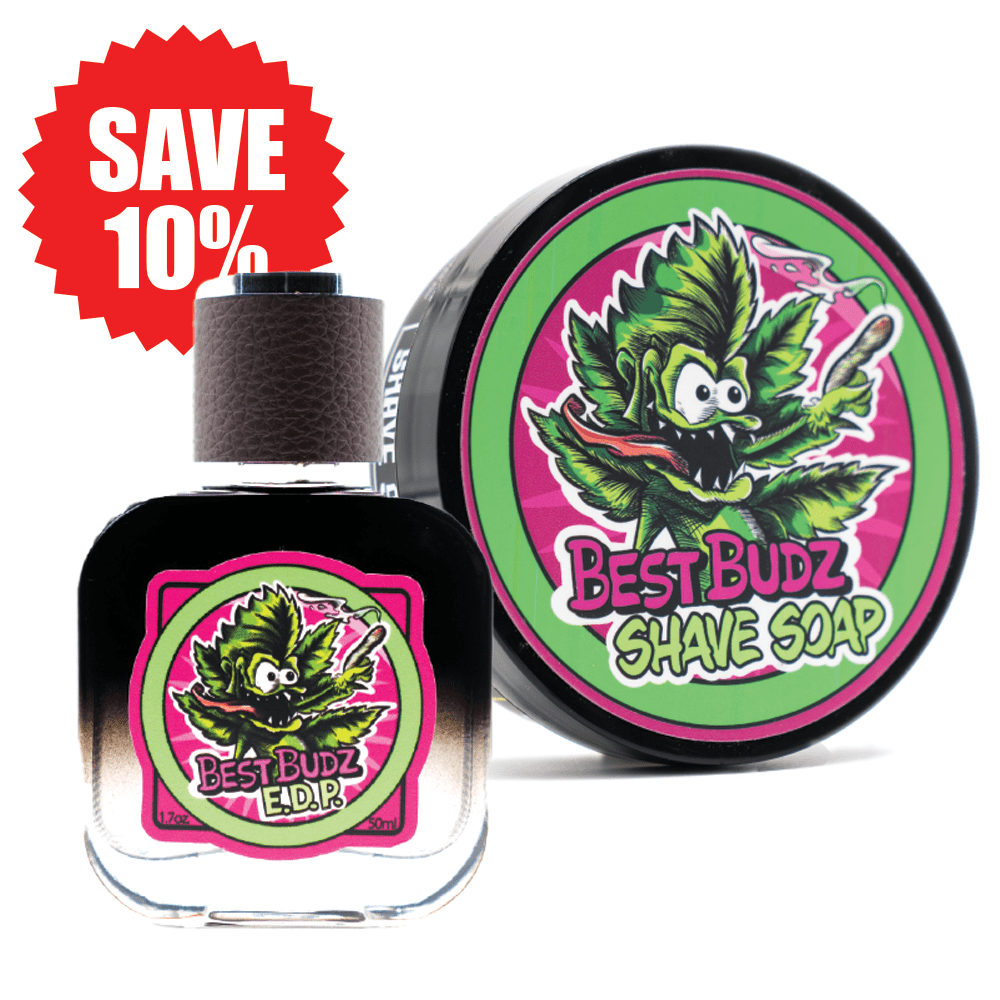 Best Budz EDP Fragrance + Best Budz Shave Soap Bundle - Lockhart's Authentic Grooming Company, LLC
