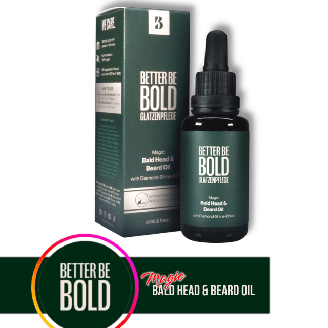 BETTER BE BOLD Magic Bald Head & Beard Oil - Lockhart's Authentic Grooming Company, LLC