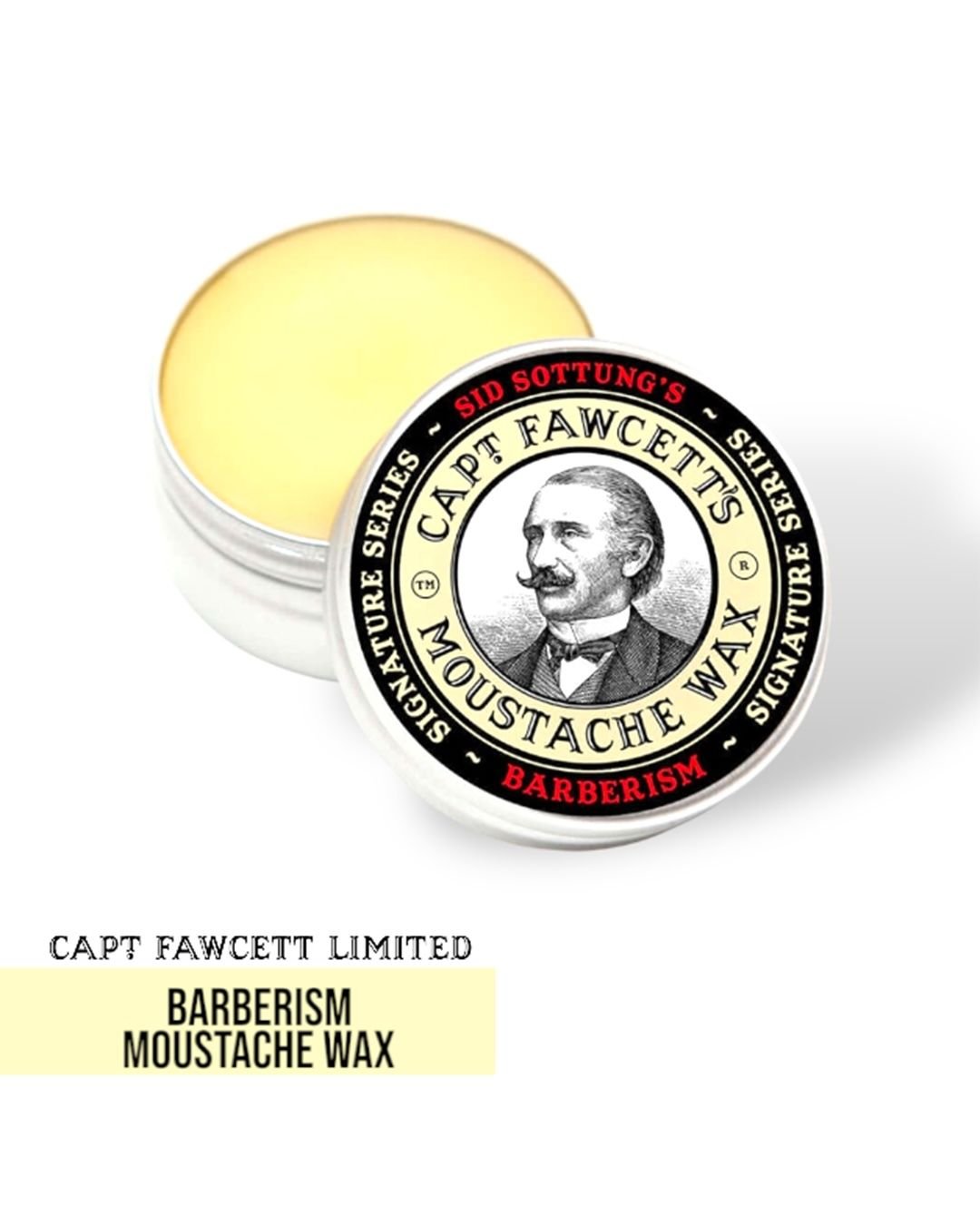 Captain Fawcett Barberism Moustache Wax - Lockhart's Authentic Grooming Company, LLC