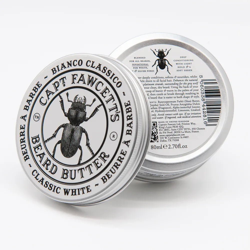 Captain Fawcett Bianco Classico Beard Butter - Lockhart's Authentic Grooming Company, LLC