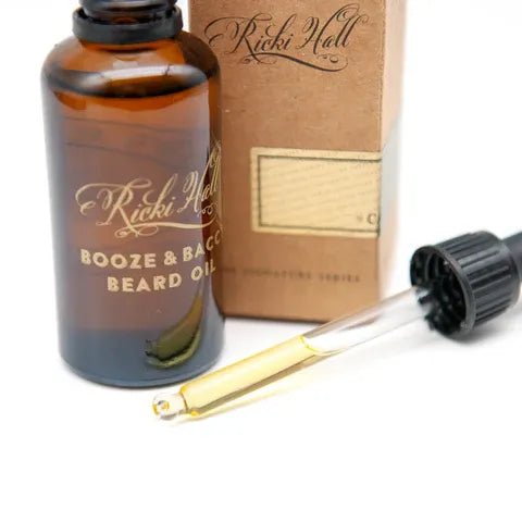 Captain Fawcett Booze & Baccy Beard Oil Large - Lockhart's Authentic Grooming Company, LLC