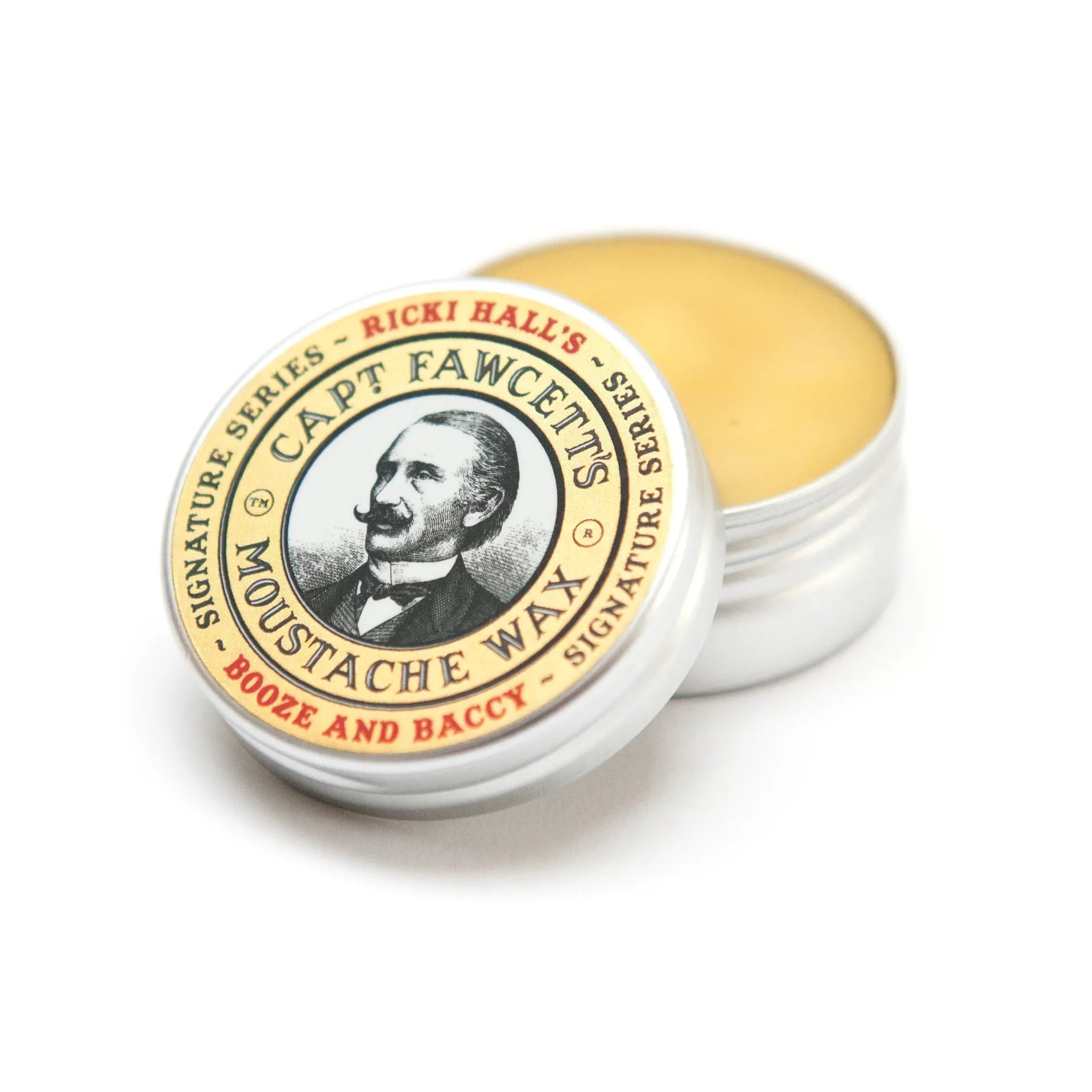 Captain Fawcett Booze & Baccy Moustache Wax - Lockhart's Authentic Grooming Company, LLC