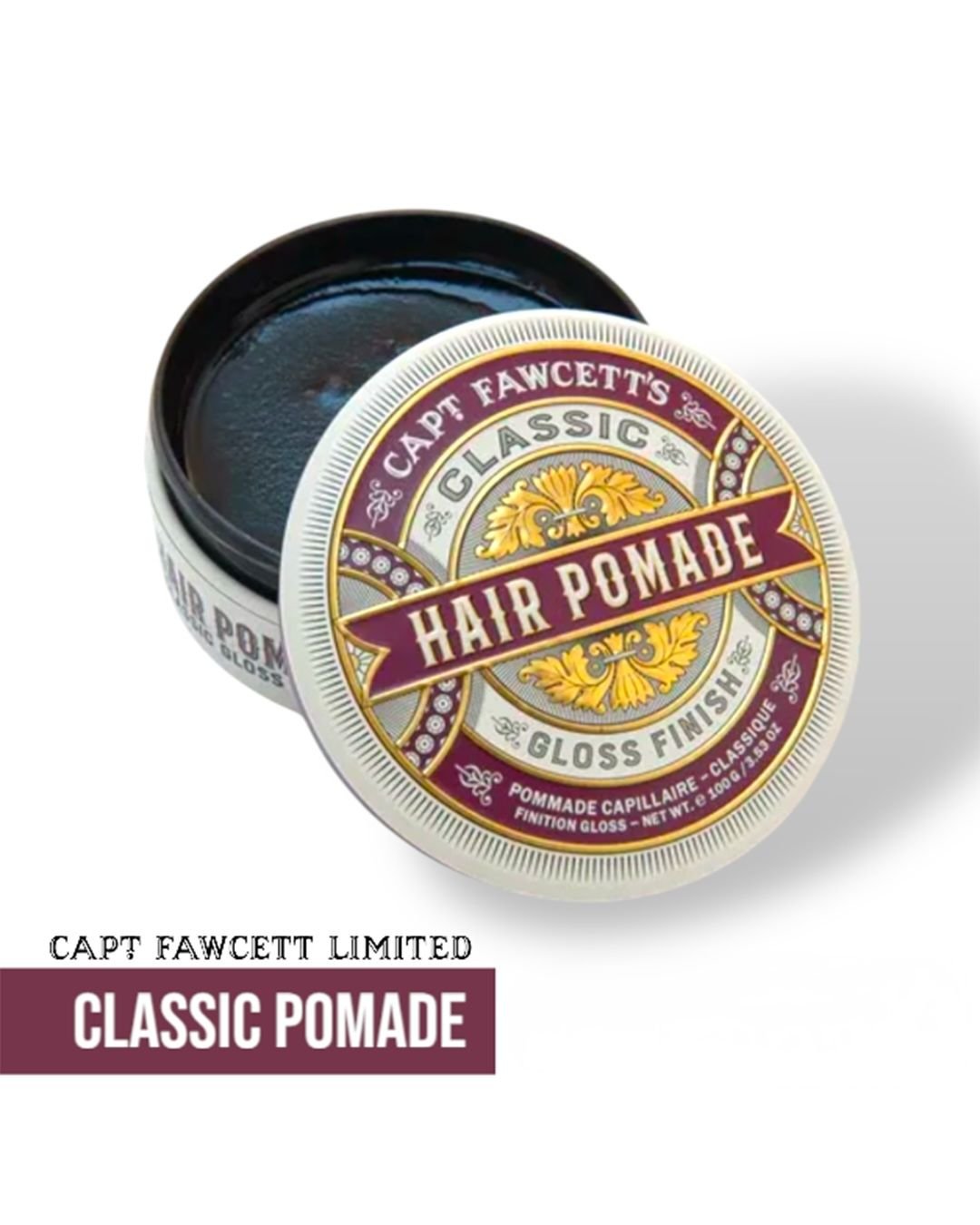 Captain Fawcett Classic Pomade - Lockhart's Authentic Grooming Company, LLC