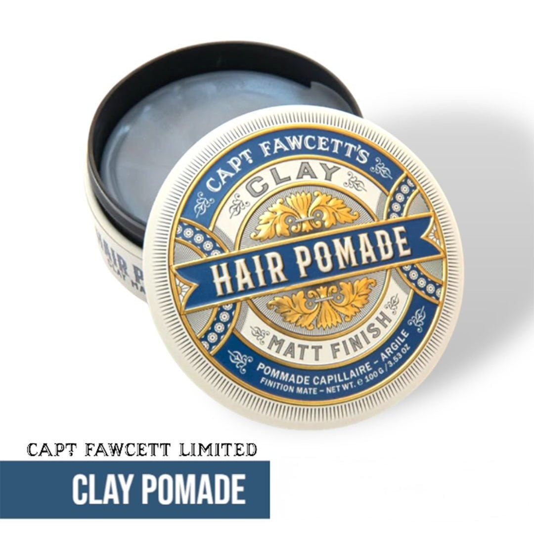 Captain Fawcett Clay Pomade - Lockhart's Authentic Grooming Company, LLC