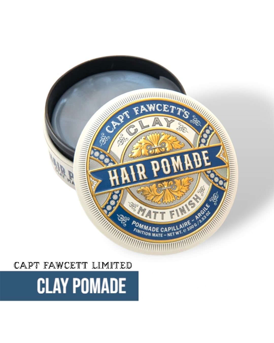Captain Fawcett Clay Pomade - Lockhart's Authentic Grooming Company, LLC