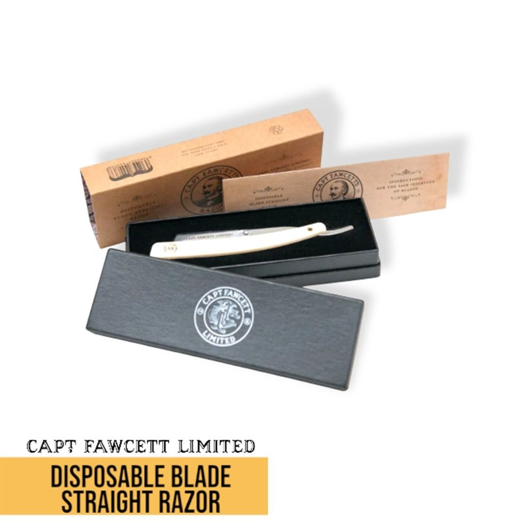 Captain Fawcett Disposable Blade Straight Razor - Lockhart's Authentic Grooming Company, LLC