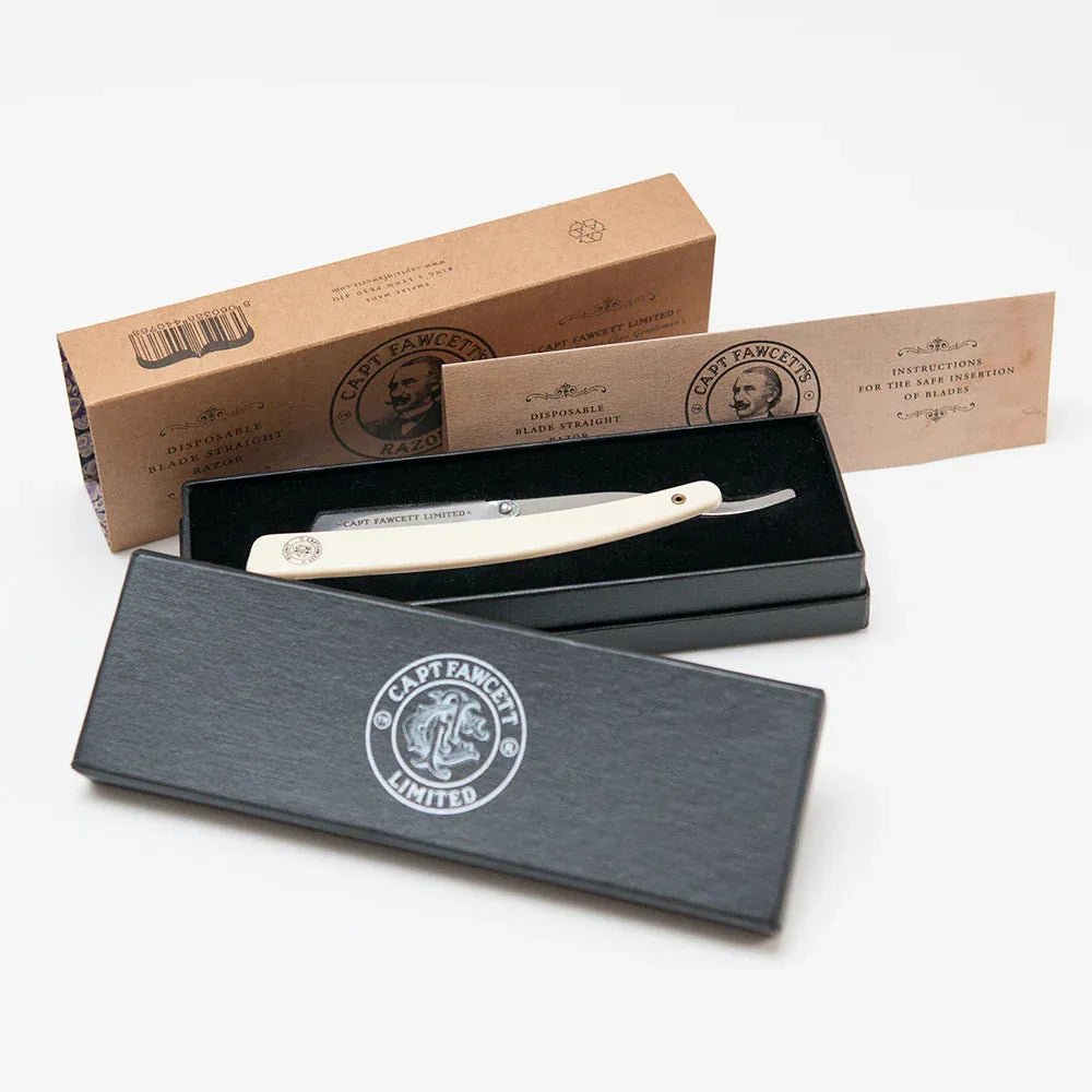 Captain Fawcett Disposable Blade Straight Razor - Lockhart's Authentic Grooming Company, LLC