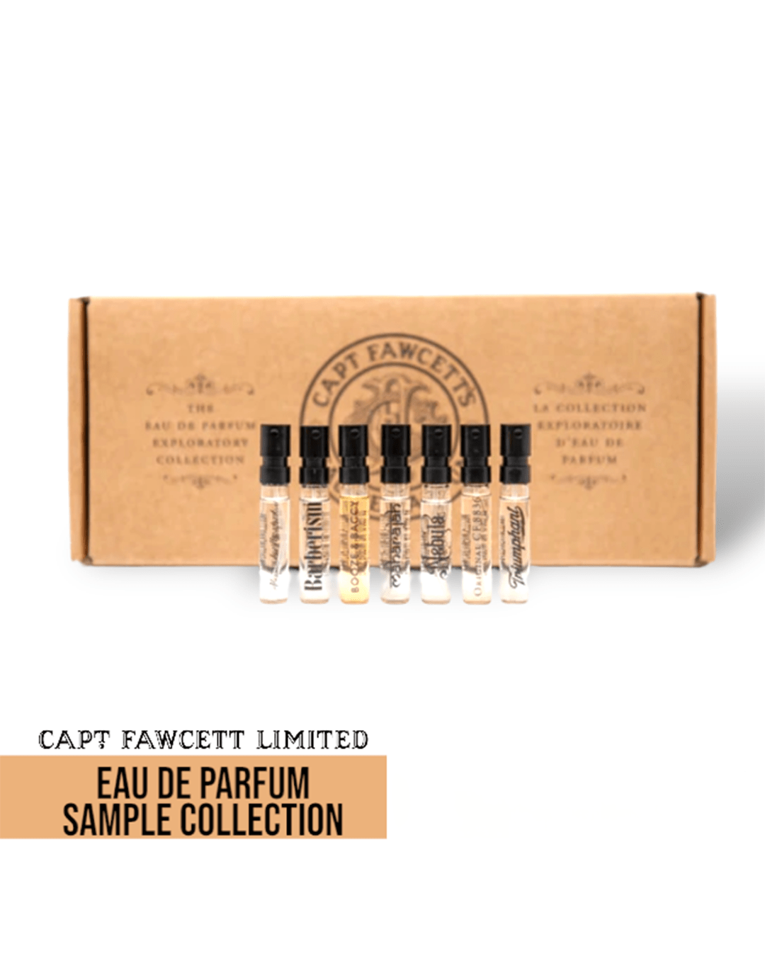 Captain Fawcett Eau de Parfum Sample Collection - Lockhart's Authentic Grooming Company, LLC