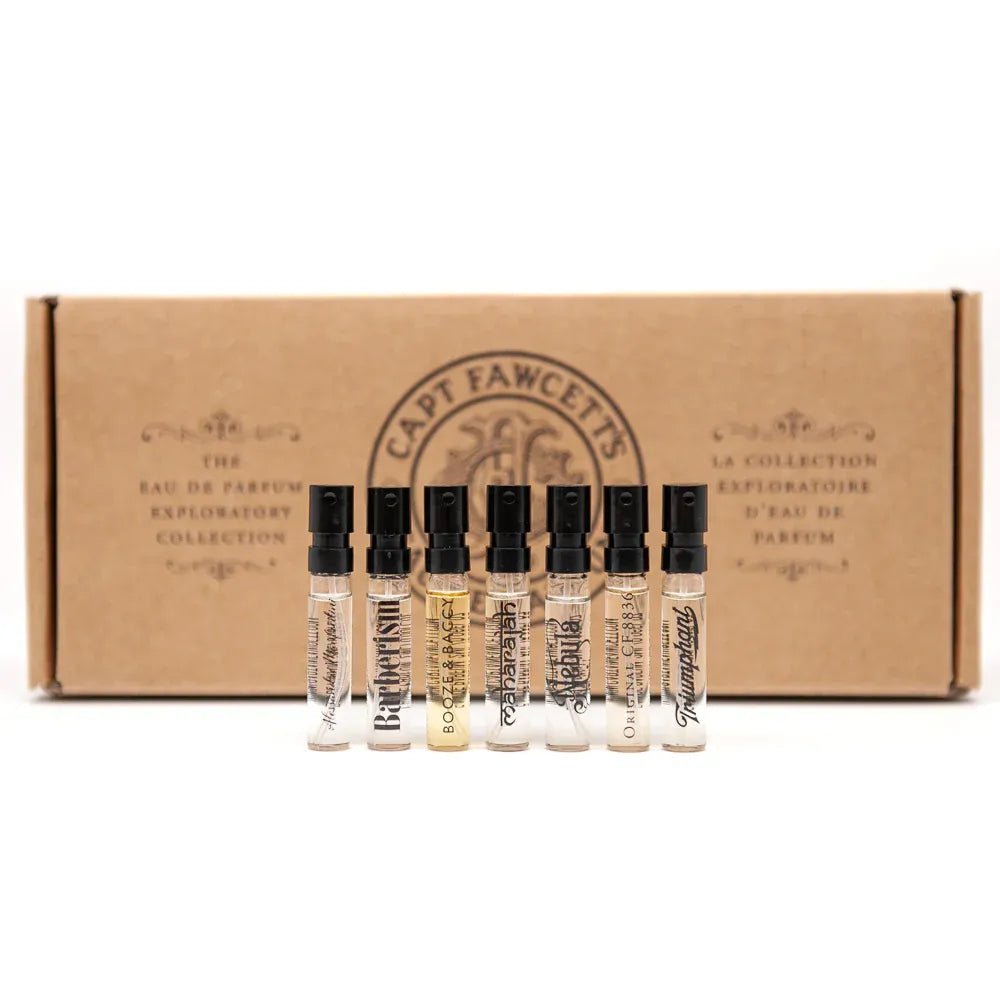 Captain Fawcett Eau de Parfum Sample Collection - Lockhart's Authentic Grooming Company, LLC
