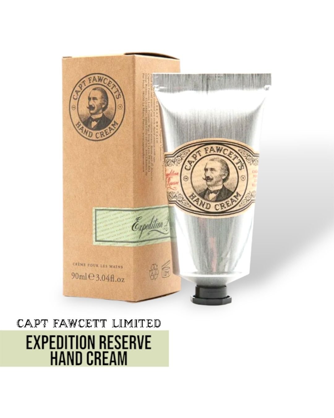 Captain Fawcett Expedition Reserve Hand Cream - Lockhart's Authentic Grooming Company, LLC