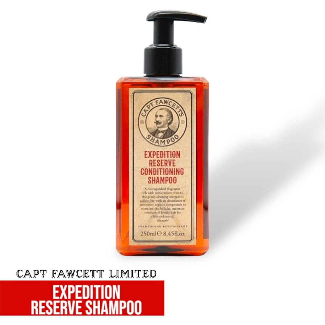 Captain Fawcett Expedition Reserve Shampoo - Lockhart's Authentic Grooming Company, LLC