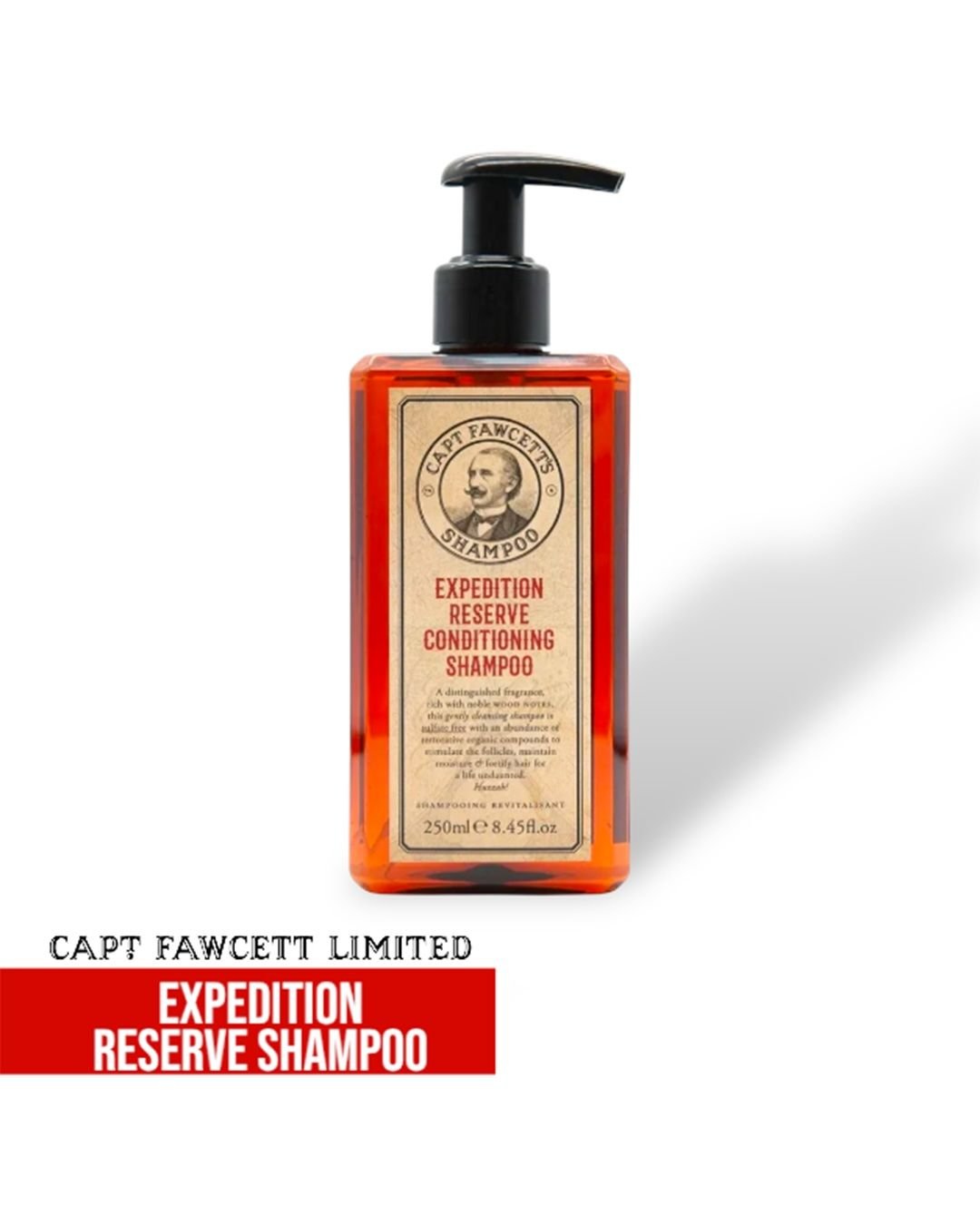 Captain Fawcett Expedition Reserve Shampoo - Lockhart's Authentic Grooming Company, LLC