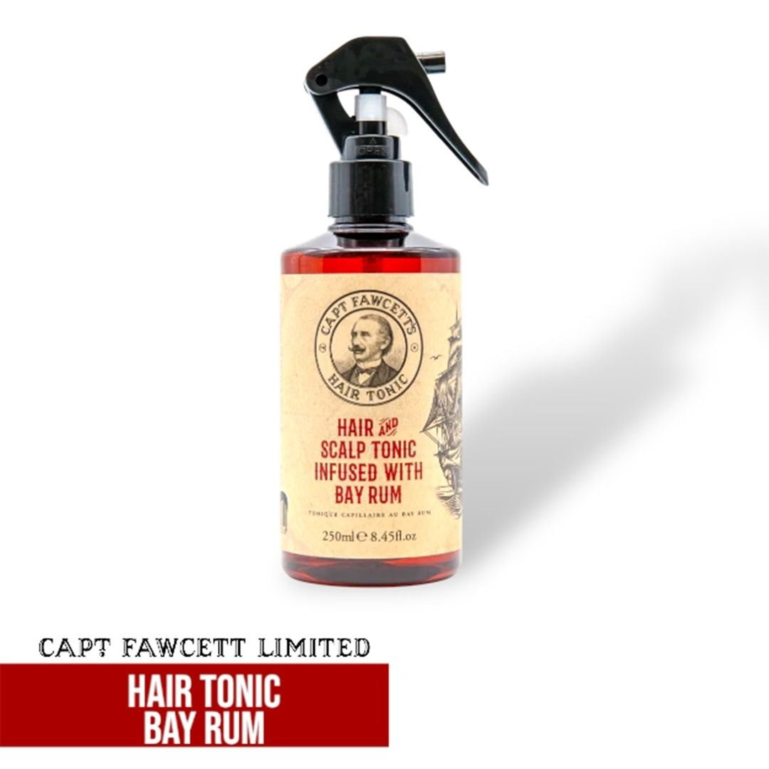 Captain Fawcett Hair Tonic Bay Rum - Lockhart's Authentic Grooming Company, LLC