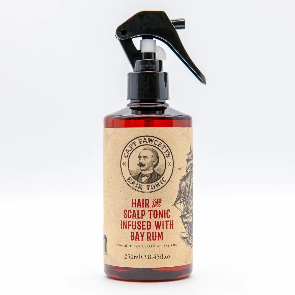 Captain Fawcett Hair Tonic Bay Rum - Lockhart's Authentic Grooming Company, LLC