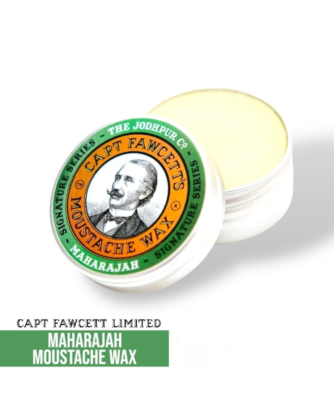 Captain Fawcett Maharajah Moustache Wax - Lockhart's Authentic Grooming Company, LLC