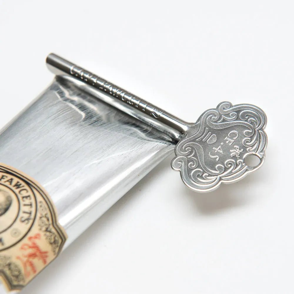 Captain Fawcett Metal Tube Key - Lockhart's Authentic Grooming Company, LLC