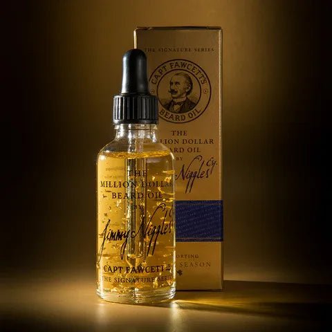 Captain Fawcett Million Dollar Beard Oil Large - Lockhart's Authentic Grooming Company, LLC