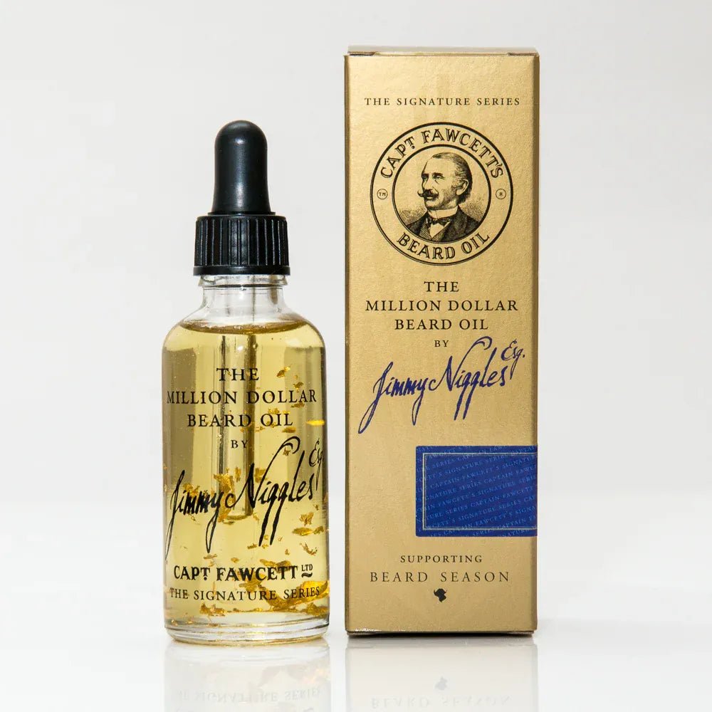 Captain Fawcett Million Dollar Beard Oil Large - Lockhart's Authentic Grooming Company, LLC