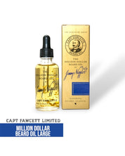 Captain Fawcett Million Dollar Beard Oil Large - Lockhart's Authentic Grooming Company, LLC