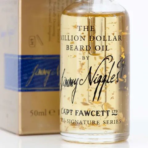 Captain Fawcett Million Dollar Beard Oil Large - Lockhart's Authentic Grooming Company, LLC