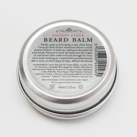 Captain Fawcett Private Stock Beard Balm - Lockhart's Authentic Grooming Company, LLC