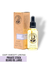 Captain Fawcett Private Stock Beard Oil Large - Lockhart's Authentic Grooming Company, LLC