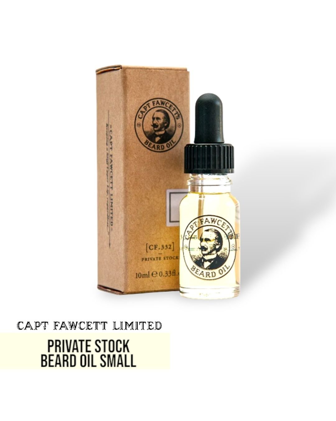 Captain Fawcett Private Stock Beard Oil Small - Lockhart's Authentic Grooming Company, LLC