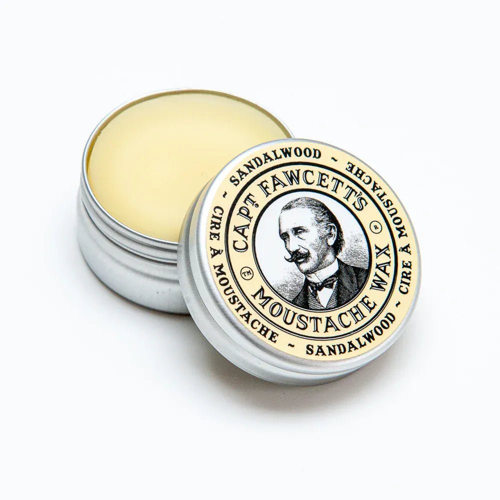 Captain Fawcett Sandalwood Moustache Wax - Lockhart's Authentic Grooming Company, LLC