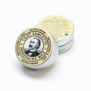 Captain Fawcett Sandalwood Moustache Wax - Lockhart's Authentic Grooming Company, LLC