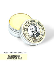 Captain Fawcett Sandalwood Moustache Wax - Lockhart's Authentic Grooming Company, LLC