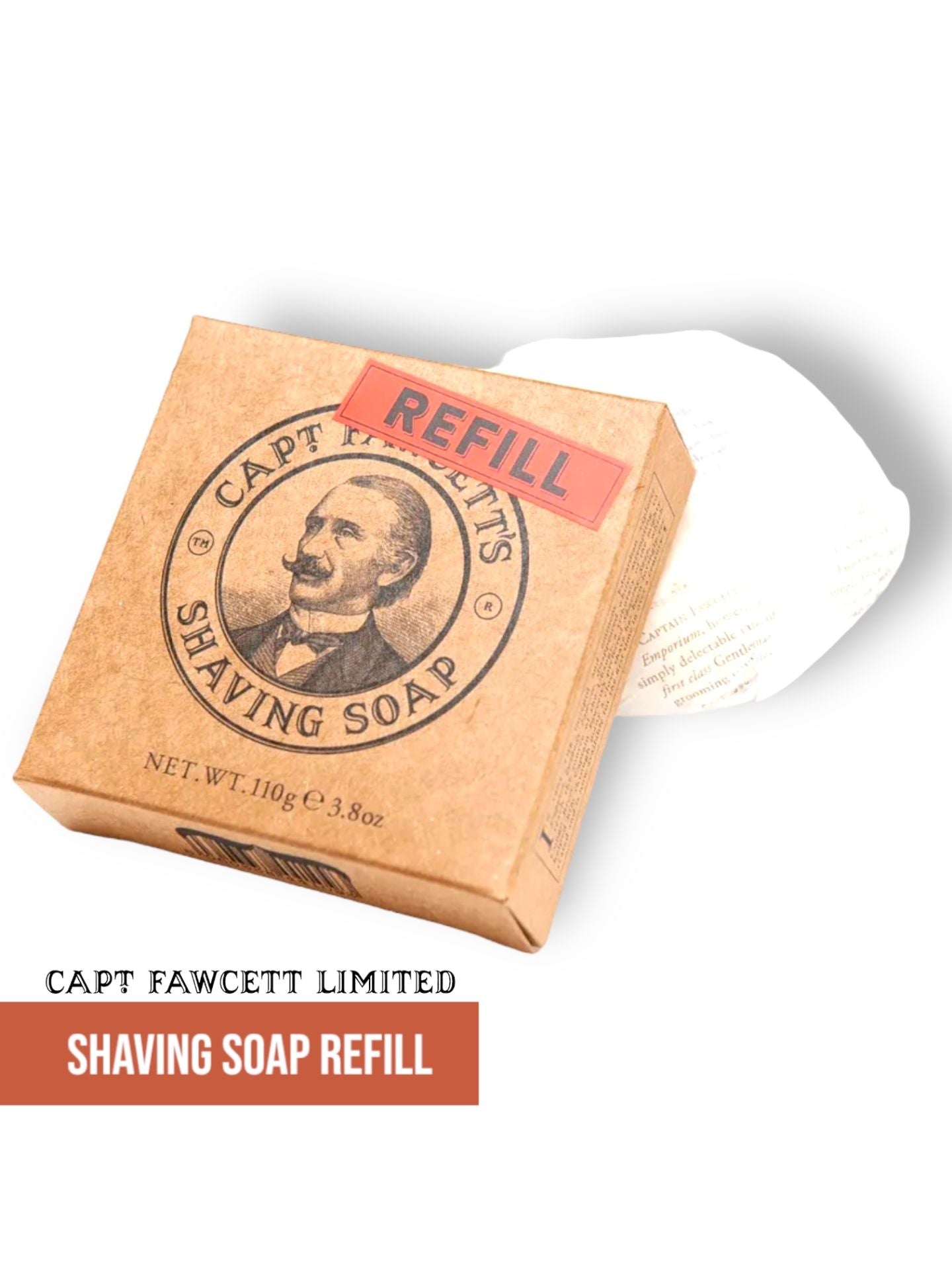 Captain Fawcett Shaving Soap Scapicchio Refill - Lockhart's Authentic Grooming Company, LLC