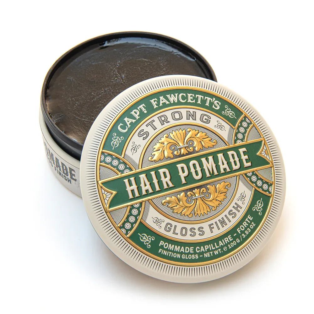 Captain Fawcett Strong Hold Pomade - Lockhart's Authentic Grooming Company, LLC