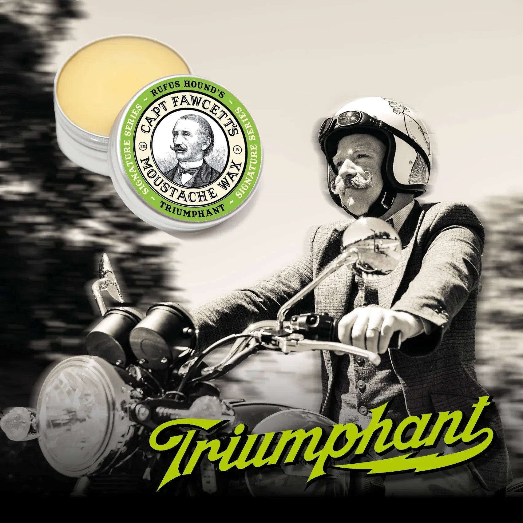Captain Fawcett Triumphant Moustache Wax - Lockhart's Authentic Grooming Company, LLC