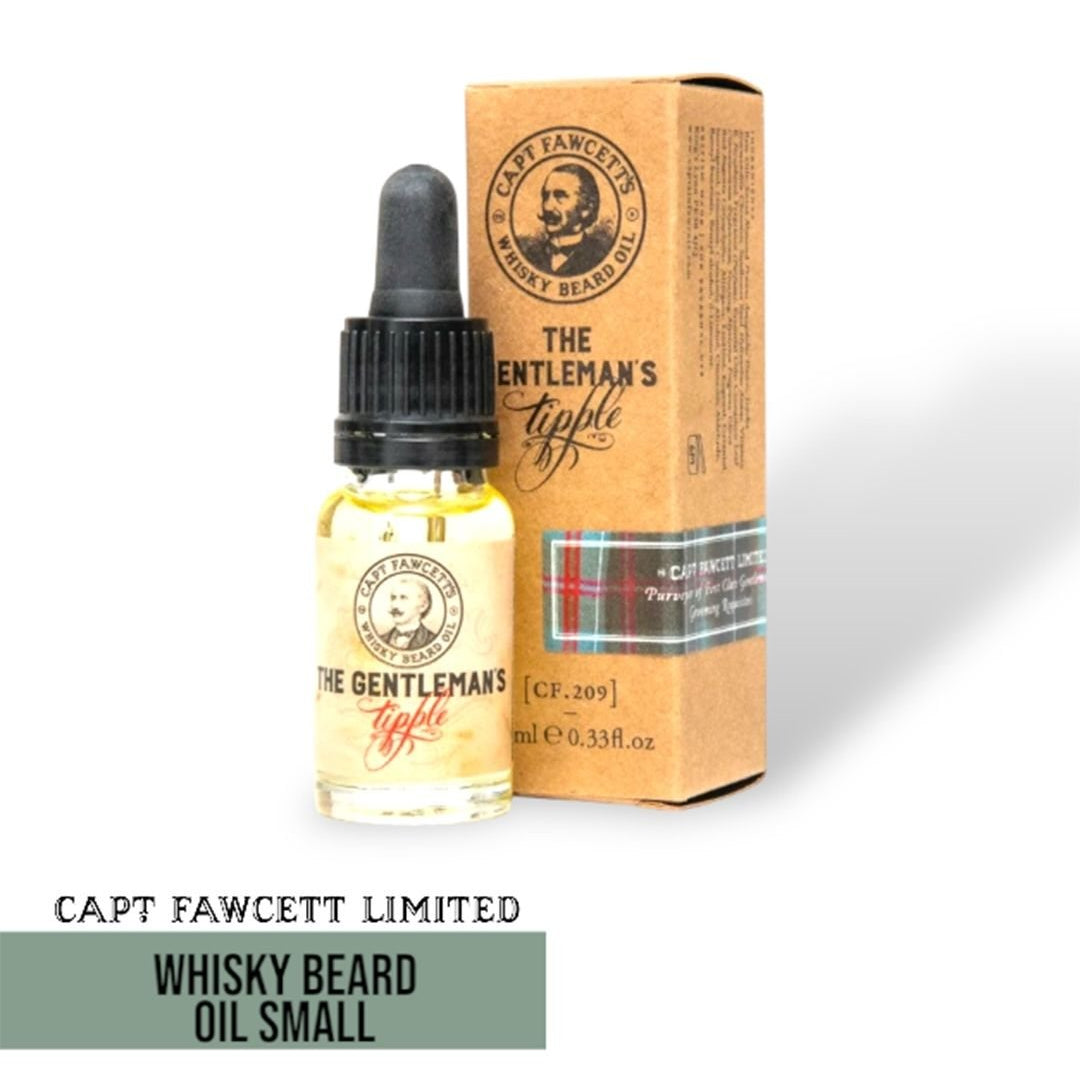 Captain Fawcett Whisky Beard Oil Small - Lockhart's Authentic Grooming Company, LLC