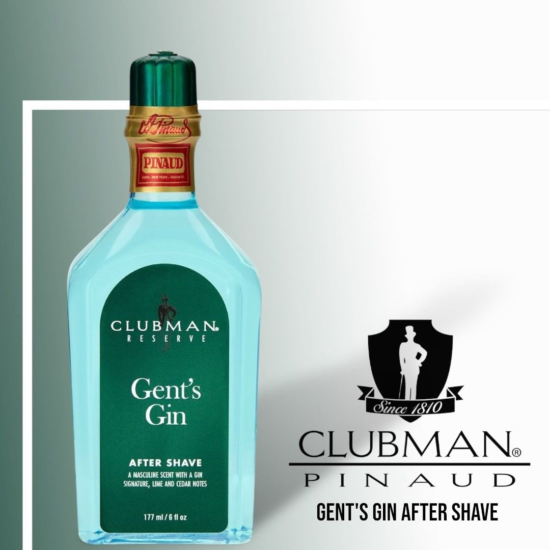 Clubman Pinaud Gent's Gin After Shave - Lockhart's Authentic Grooming Company, LLC