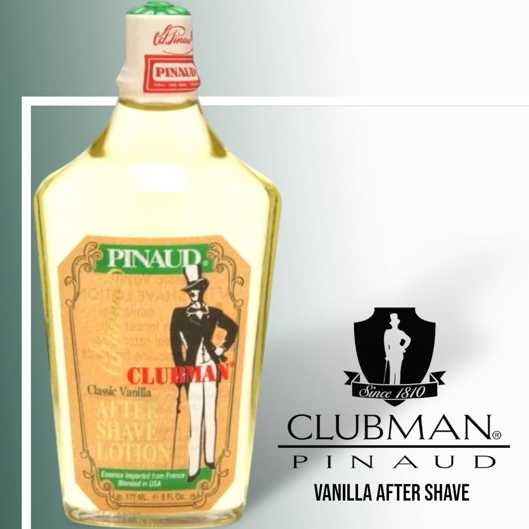 Clubman Pinaud Vanilla After Shave - Lockhart's Authentic Grooming Company, LLC