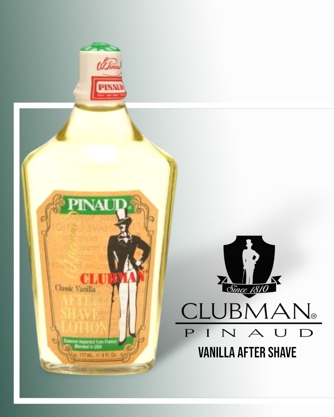 Clubman Pinaud Vanilla After Shave - Lockhart's Authentic Grooming Company, LLC