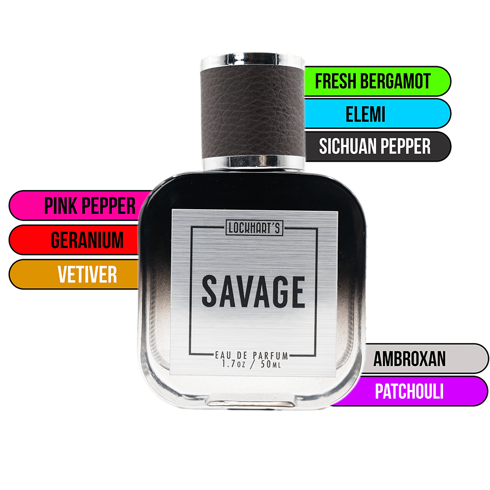 EDP Fragrance 3 pack bundle - Sex Machine - Savage - Demigod - Lockhart's Authentic Grooming Company, LLC