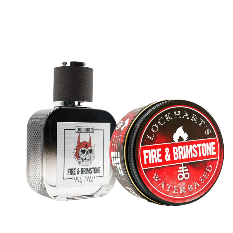 Fire and Brimstone EDP + Pomade Bundle - Lockhart's Authentic Grooming Company, LLC