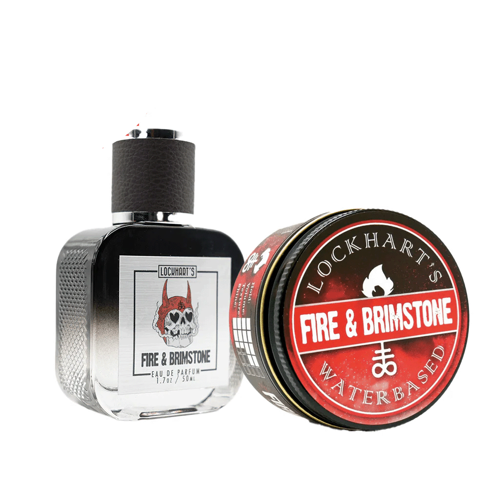 Fire and Brimstone EDP + Pomade Bundle - Lockhart's Authentic Grooming Company, LLC