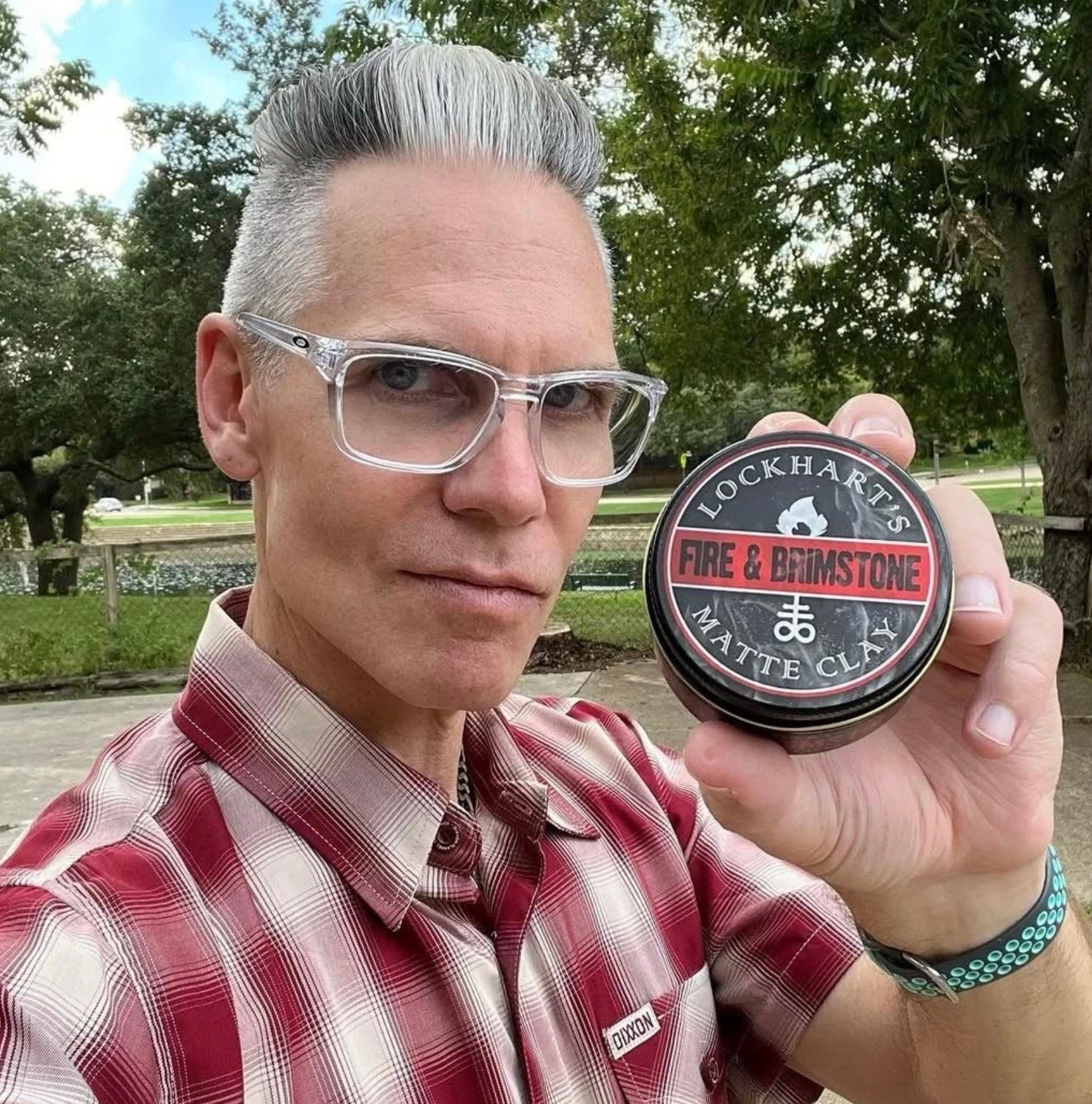 Fire and Brimstone Matte Clay - Lockhart's Authentic Grooming Company, LLC