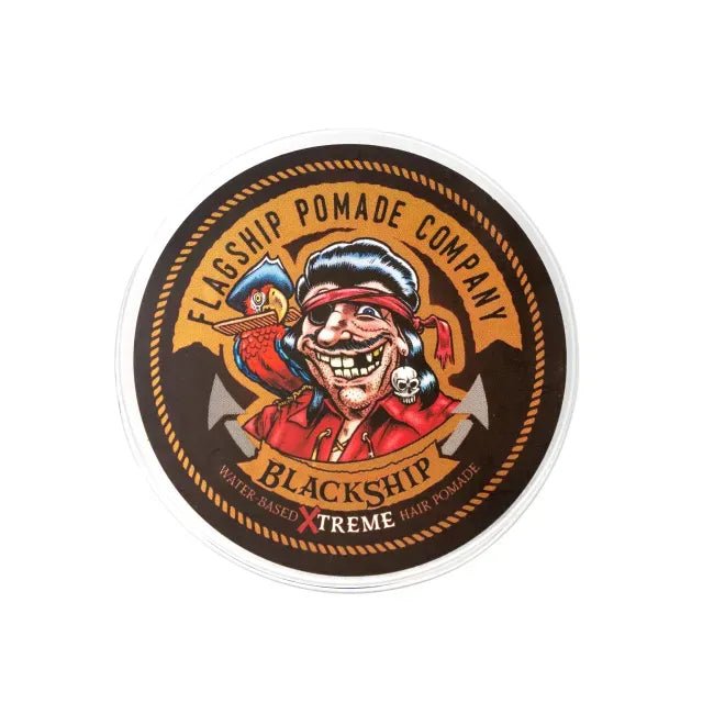 Flagship BlackShip Water Based Xtreme Hair Pomade - Lockhart's Authentic Grooming Company, LLC