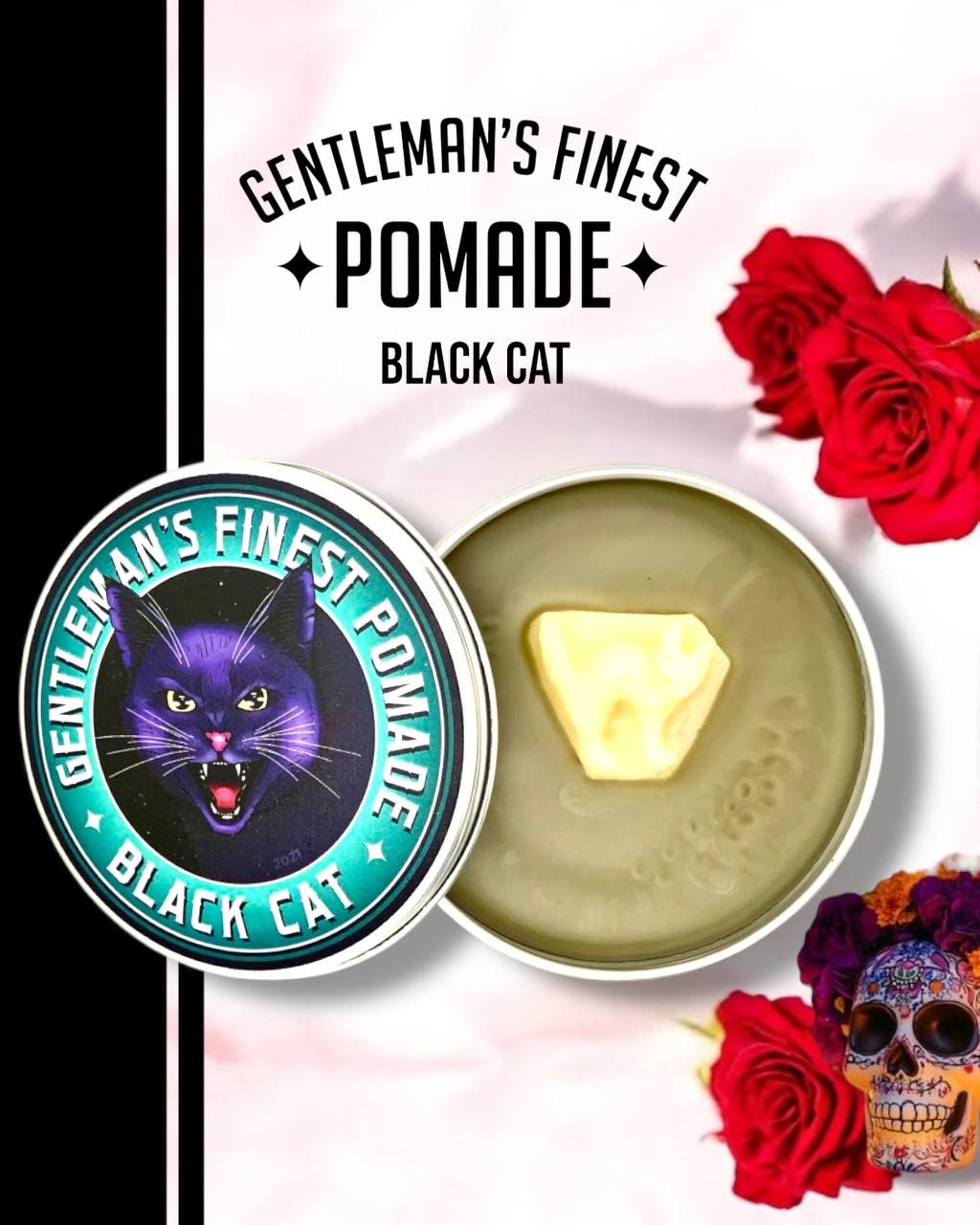 Gentleman's Finest Pomade Black Cat - Lockhart's Authentic Grooming Company, LLC