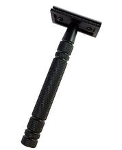 Hans Baier 3 - tlg. Rasierhobel matt - schwarz mit 10 Rasierklingen - Lockhart's Authentic Grooming Company, LLC