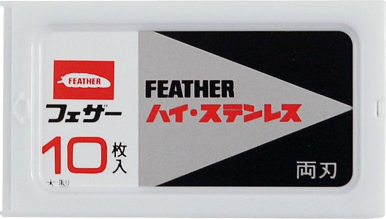 Hans Baier Rasierklingen Feather 10 Stück - Lockhart's Authentic Grooming Company, LLC