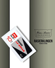 Hans Baier Rasierklingen Feather 10 Stück - Lockhart's Authentic Grooming Company, LLC