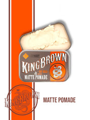 King Brown Matte Pomade - Lockhart's Authentic Grooming Company, LLC